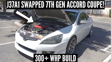 320+ WHP E85 J37A1 SWAPPED 7TH GEN ACCORD V6 COUPE! | 2003 Honda Accord V6 Coupe Build