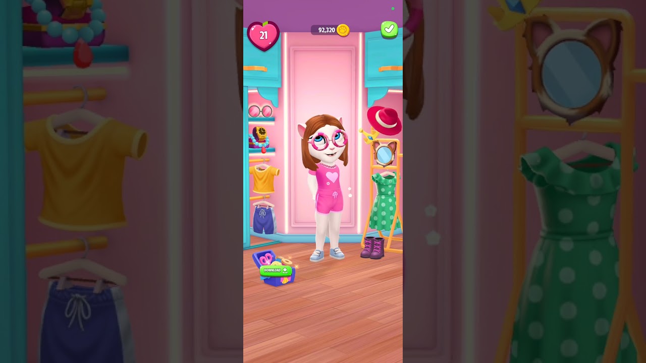 Прохождение всех уровней игры My Talking Angela 2 — очень расслабляющая и доставляющая огромное у...