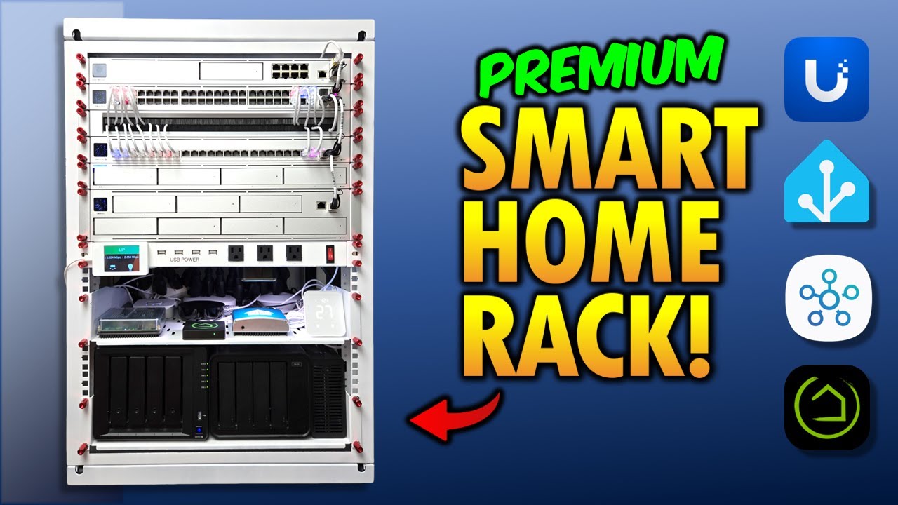 Smart Internet Rack My 2025 SMART HOME Network RACK! (Build & Tour) - YouTube