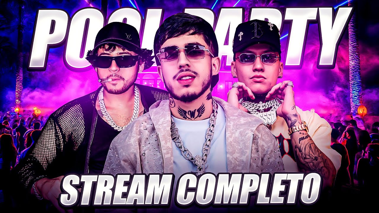 POOL PARTY EN LOS ANGELES | WESTCOL X BLESSD X FUERZA REGIDA | STREAM COMPLETO 