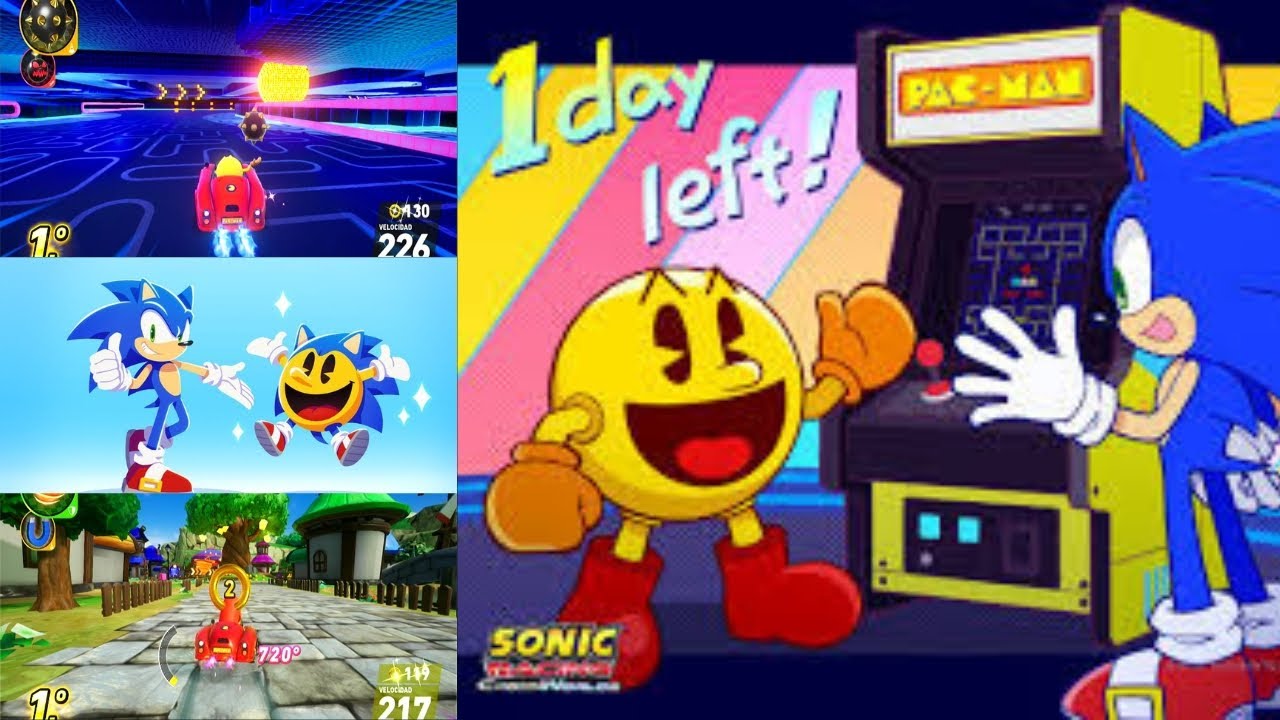 Pacman cruza de Smash a Sonic CrossWorld - Gameplay ligero (Switch)