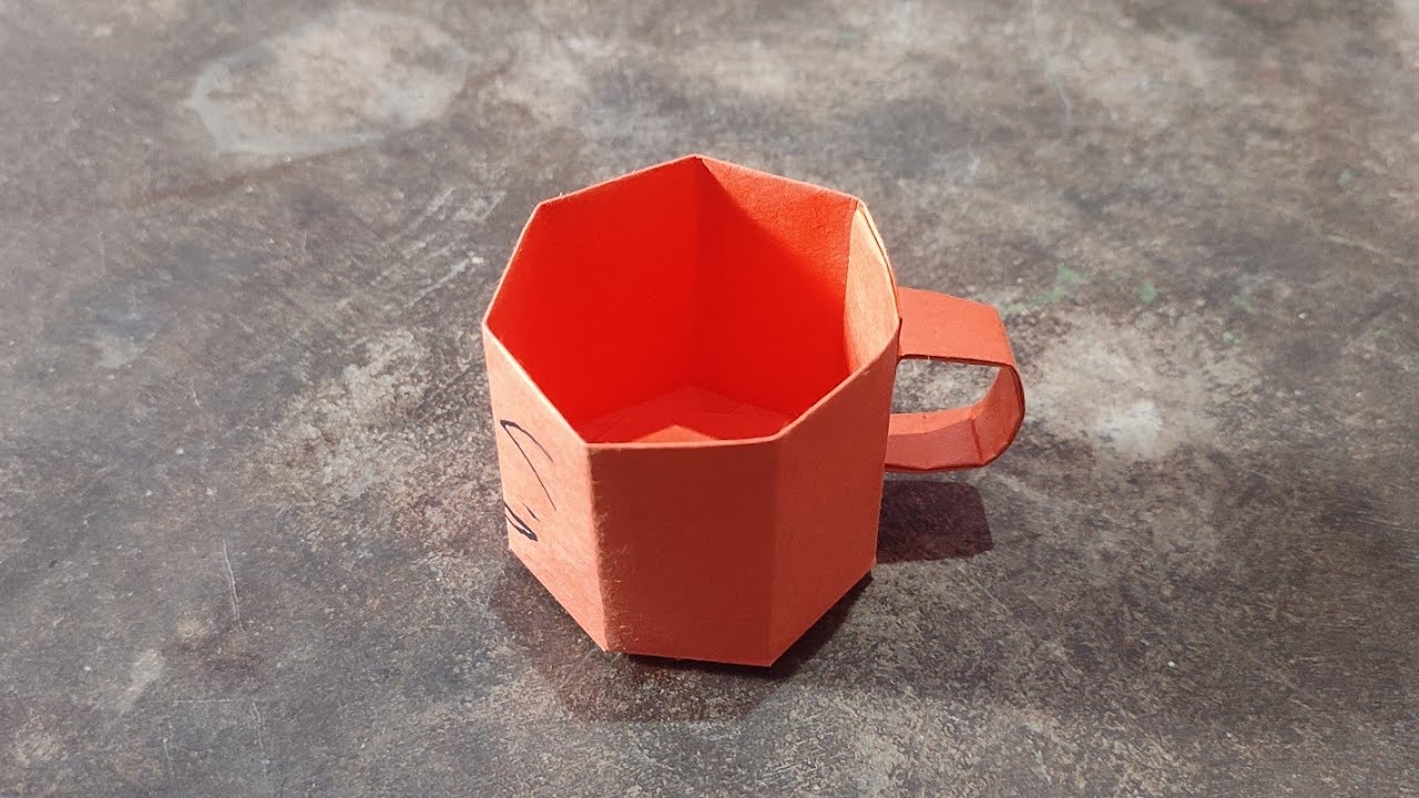 How to make easy paper cup ||paper se cup banana||paper ka cup kese ...