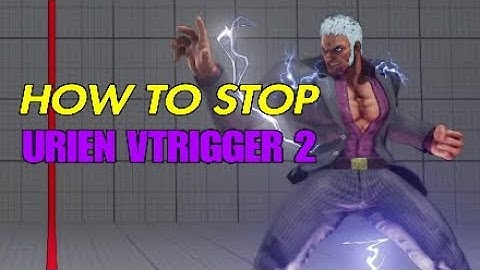 SFV CE~HOW TO STOP Urien VTRIGGER 2 Spam with RYU!!!-Meter-less & Meter Way