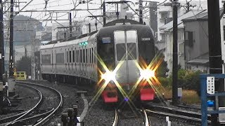 【2200系】名鉄名古屋本線 本笠寺駅を特急通過【高速通過】