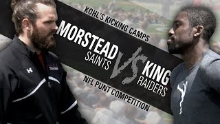 NFL Punter Competition: Thomas Morstead Vs. Marquette King