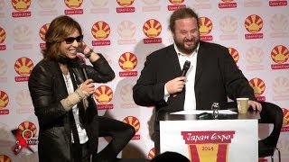 YOSHIKI at JAPAN EXPO 2014 press conference in Paris