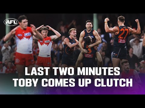 Last Two Minutes | Sydney Swans v GWS Giants | Round 7, 2023