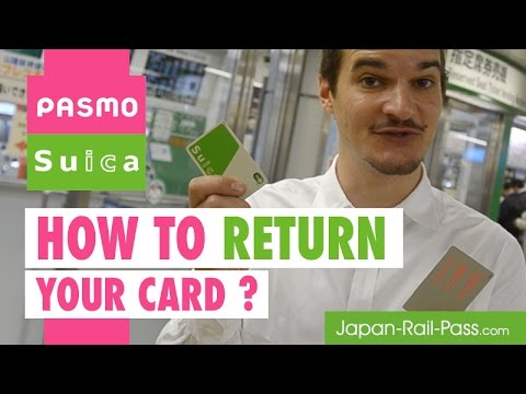 PASMO / SUICA CARDS - How to return ?