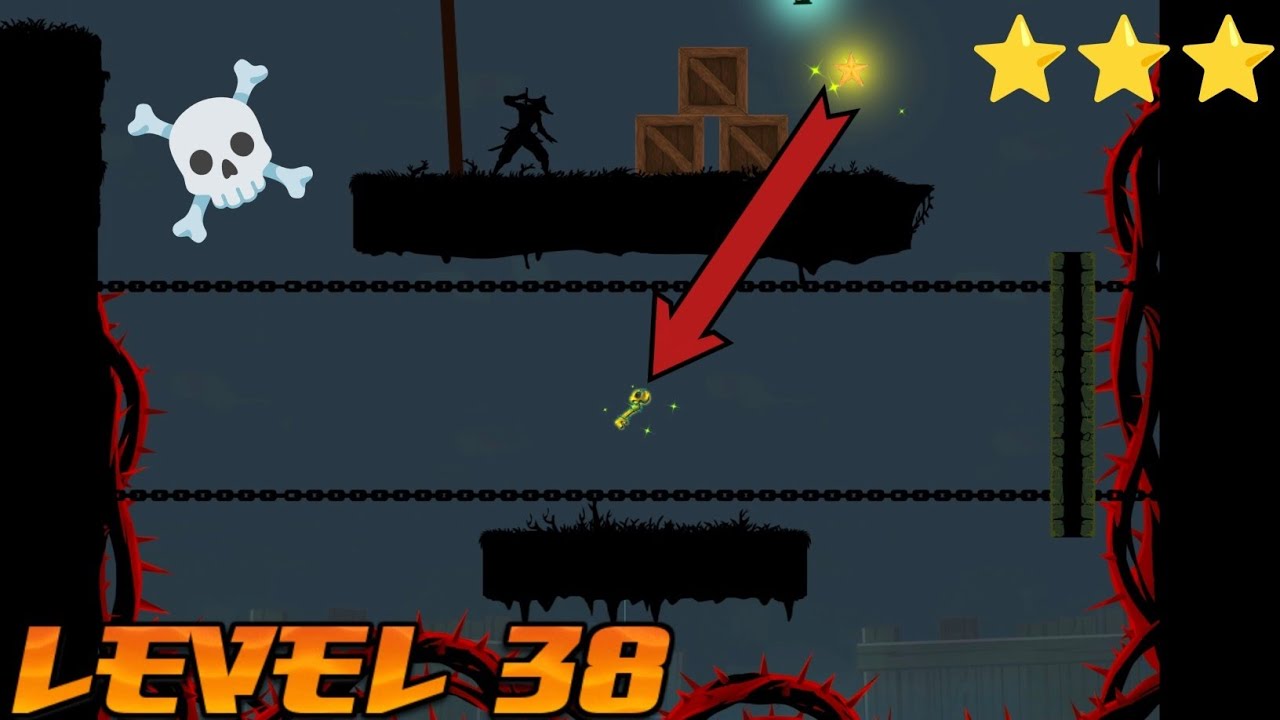 NINJA ARASHI 2 LEVEL 38 | IT IS IMPOSSIBLE TO COLLECT THE KEY🗝️☠️😈
