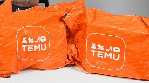 Opening TEMU package