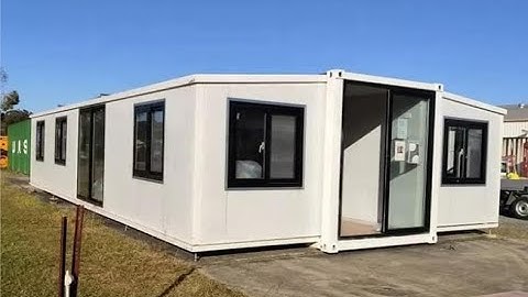 40ft expandable container house from our client