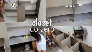 NÃO JOGUE FORA | TRANSFORMEI UM GUARDA ROUPA VELHO EM UM CLOSET LINDO ✨️