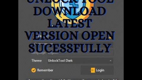 Unlock tool open successfully