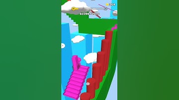 Stair run Level-#25 Walkthrough gameplay||#Voodoo||#Shorts