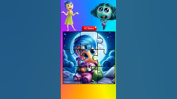 Which one is Correct Puzzle?? Inside out 2 #insideout2 #animation #shorts #joy