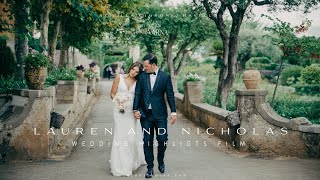 Villa Cimbrone in Ravello emotional wedding film with personal wedding vows