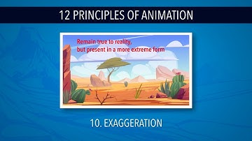 12 Principles of Animation; 10 Exaggeration
