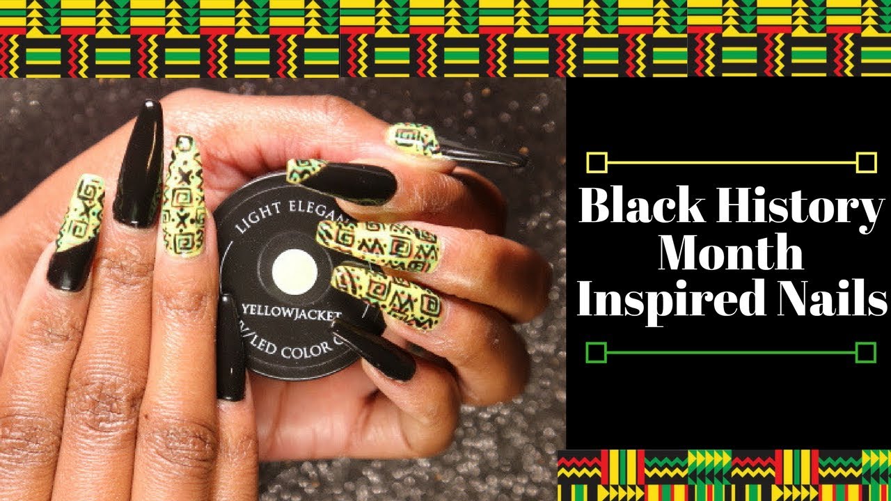 3. "Black History Inspired Nails" - wide 4