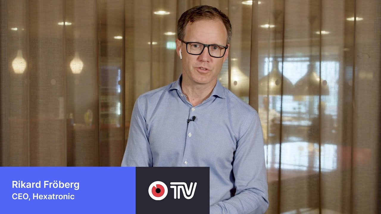 Hexatronic Group's CEO Rikard Fröberg in an interview about the Interim report Q2, 2025