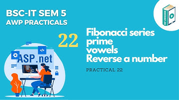 ASP.NET Application: Fibonacci Series, Prime Number Testing, Vowel Detection, and Number Reversal