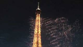 Eiffel Tower Bastille Day 2009 July 14
