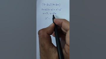 (3-2x)(3+2x)=?