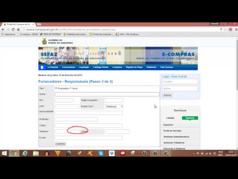 AULA 1 - CADASTRO NA CGL E NO E-COMPRAS AMAZONAS - MANAUSLIC
