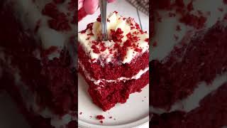 Pastel de Terciopelo Rojo Súper Húmedo♥️🍰 Red Velvet  #cake #recipe #viral #dessert #shorts