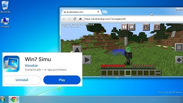 How to Play minecraft in windows 7 simulator in android #shorts #minecraft #gaming #tech