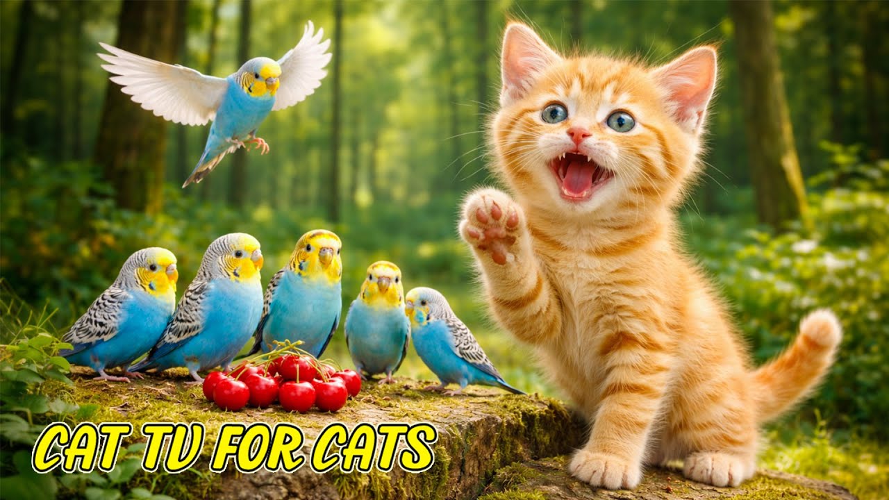Cat TV - Dog TV 😺 Beautiful Birds to Keep Your Cat Happy & Stress-Free All Day 4K
