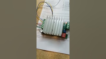 Diy CNC machine first movements TB6600 driver