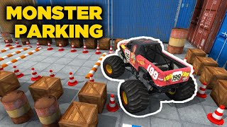 Monster Truck Parking: Hard Car Parking Simulator | By RayBox Studio | AndroidGameplay | Walkthrough screenshot 2