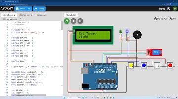 Proyek Arduino Timer Digital dengan Alarm, LED & Relay Menggunakan Button 🔔🔴 Bisa Simulasi di WOKWI!