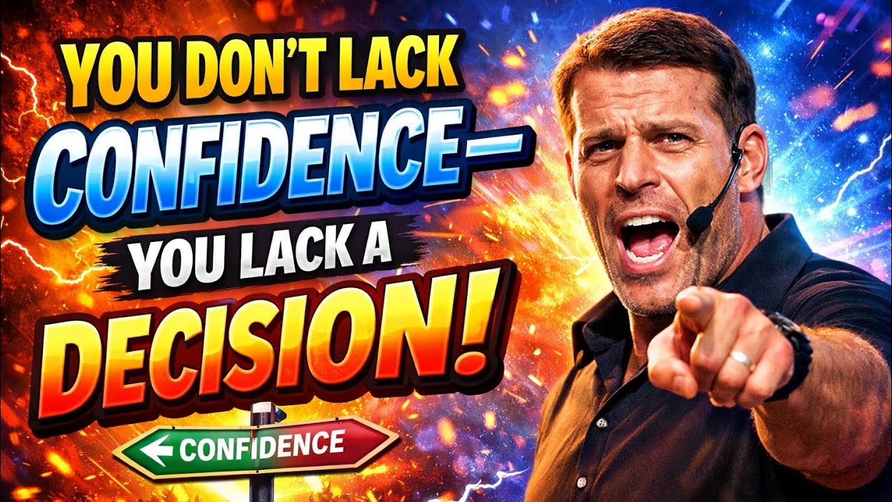 You Don’t Lack Confidence—You Lack a Decision ( Tony Robbin )