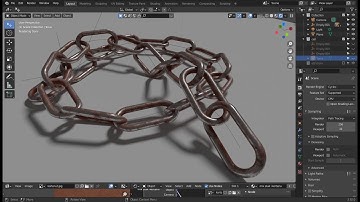 Blender easy tutorial 2.92  2.9x 2.91 Modifiers creates a chain. It looks like real. No deformation.