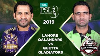 Match 17: Full Match Highlights Lahore Qalandars vs Quetta Gladiators | HBL PSL 4 | HBL PSL 2019