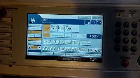 How To Change User Password on Ricoh MP