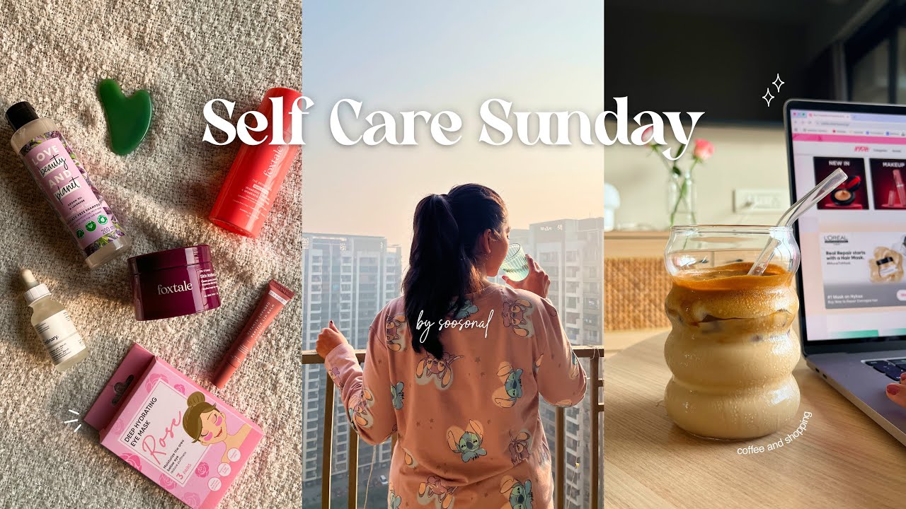 Self Care Sunday Routine 🌸 | Slow morning & Skin care 🫧 | A day in my life | Aesthetic ASMR vlog 🌿