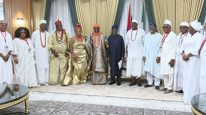 President Tinubu Hosts Asagba of Asaba, Prof. Epiphany Azinge, at State House