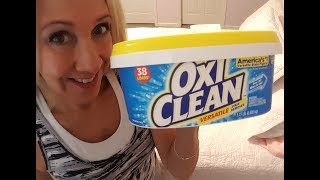 OxiClean as Laundry Booster | White Towel Experiment | Review by Kim Townsel