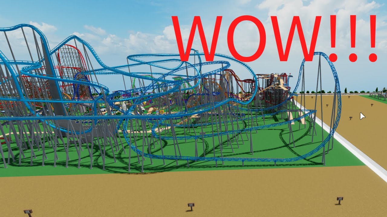 Building a CRAZY Rollercoaster in Theme Park Tycoon 2 (Dragon's Wrath ...