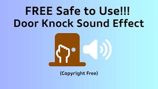 Realistic Door Knocking Sound Effect | Royalty Free | No Copyright