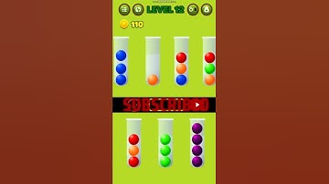 #gameshorts Ball sort puzzles 2022 gameplay (Mobile Gameplay)