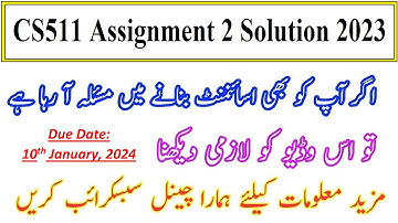 CS511 Assignment 2 Solution 2023
