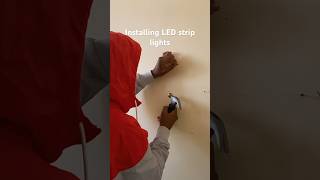 Part one of me installing led strip light. Subscribe for part two #dimmablelight #ledlight#boysroom