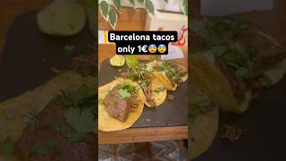 🌮🔥1€ tacos only! Can you find anything cheaper than this? #barcelona #spain #morocco #tacos