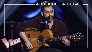 Video thumbnail of "Miguelichi López canta 'Lágrimas negras' | Audiciones a ciegas | La Voz Antena 3 2020"