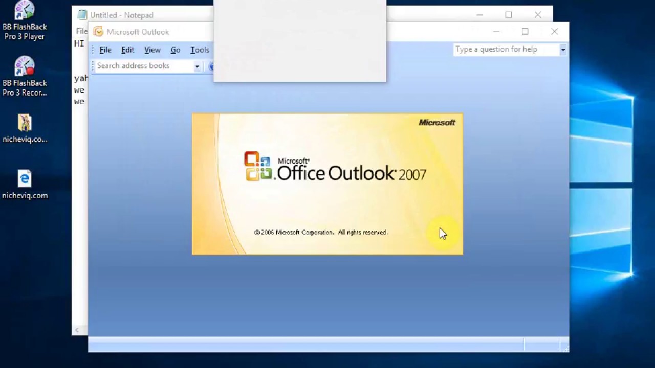 How To Add Yahoo Mail In Outlook 2007 Imap Youtube