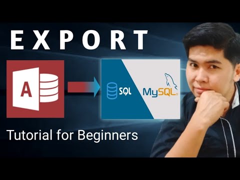 How to Export Microsoft Access Database to MySQL Workbench using ODBC Connector