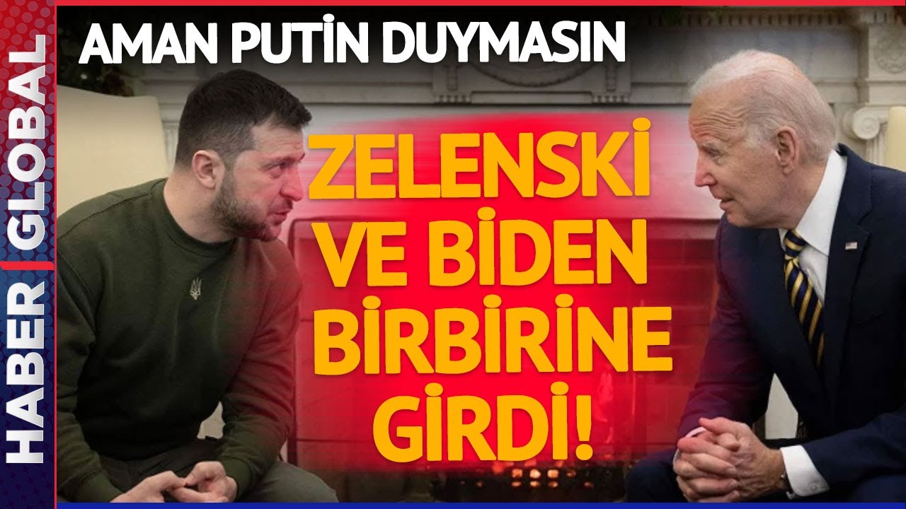 ⁣Zelenski ve Biden Birbirine Girdi! ABD'den Ukrayna'ya Sert Mesaj